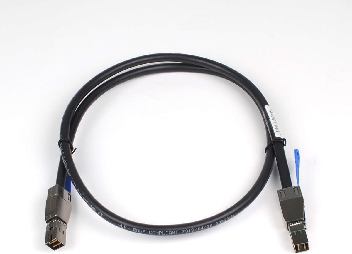 External Mini SAS HD Cable, SFF-8644 to SFF-8644, 1 Meter 3.3ft Pack of 2 F81444