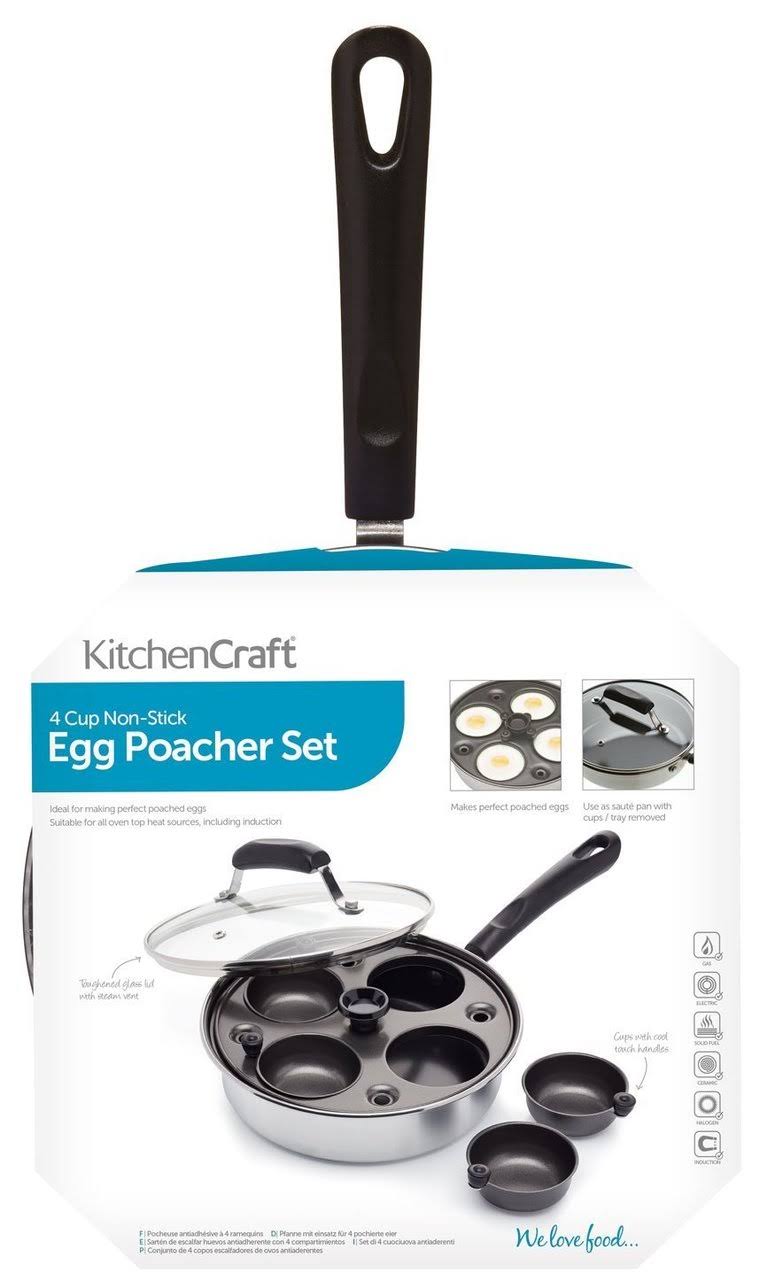 4 Egg Poacher Pan, Carbon Steel, 21 cm X26305