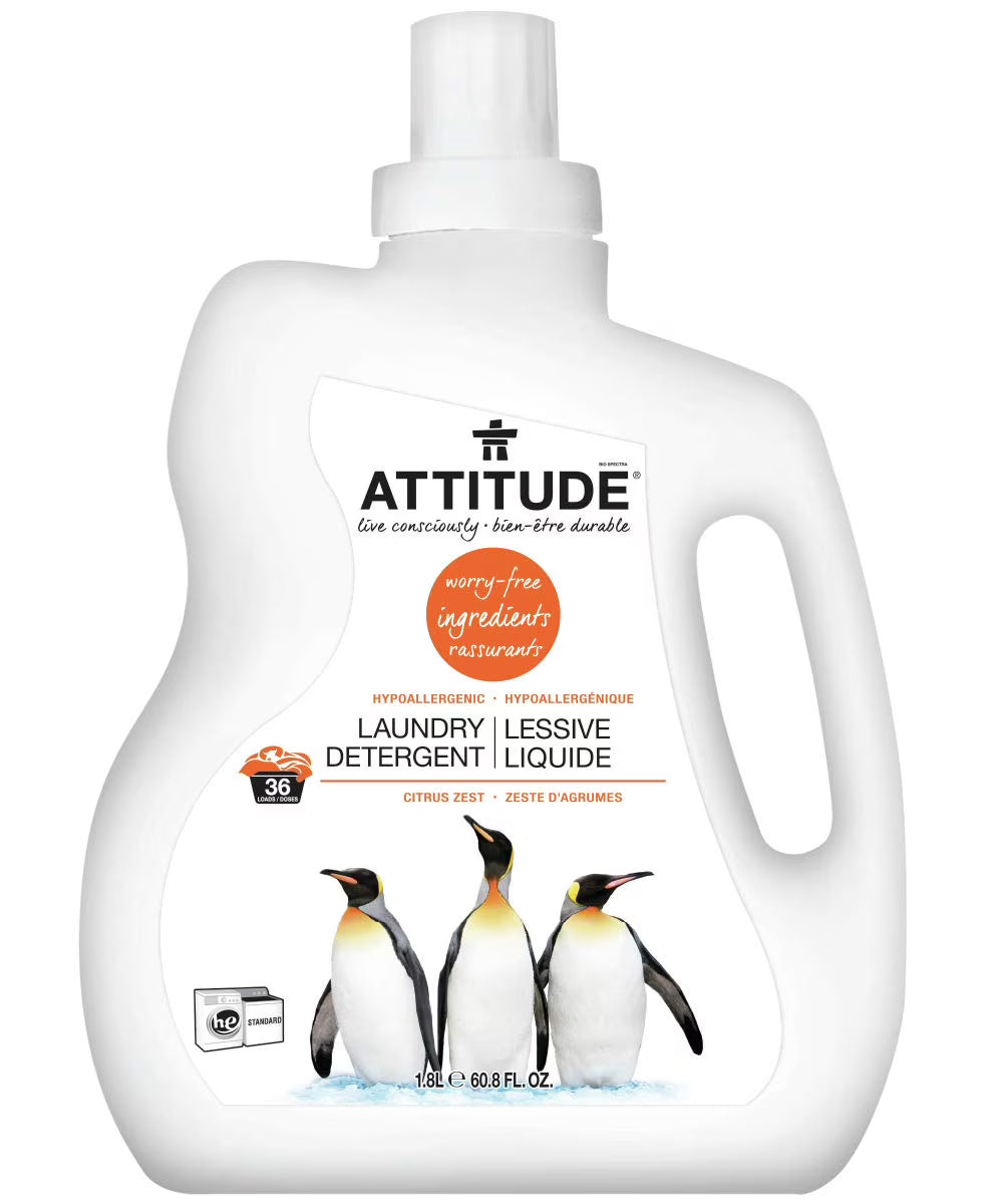 Citrus Zest Liquid Laundry Detergent, 36 Loads, 60.8 Fl Oz A454939