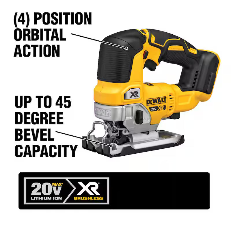 20V MAX Cordless Brushless Jigsaw with 3.0Ah Battery and Charger G659