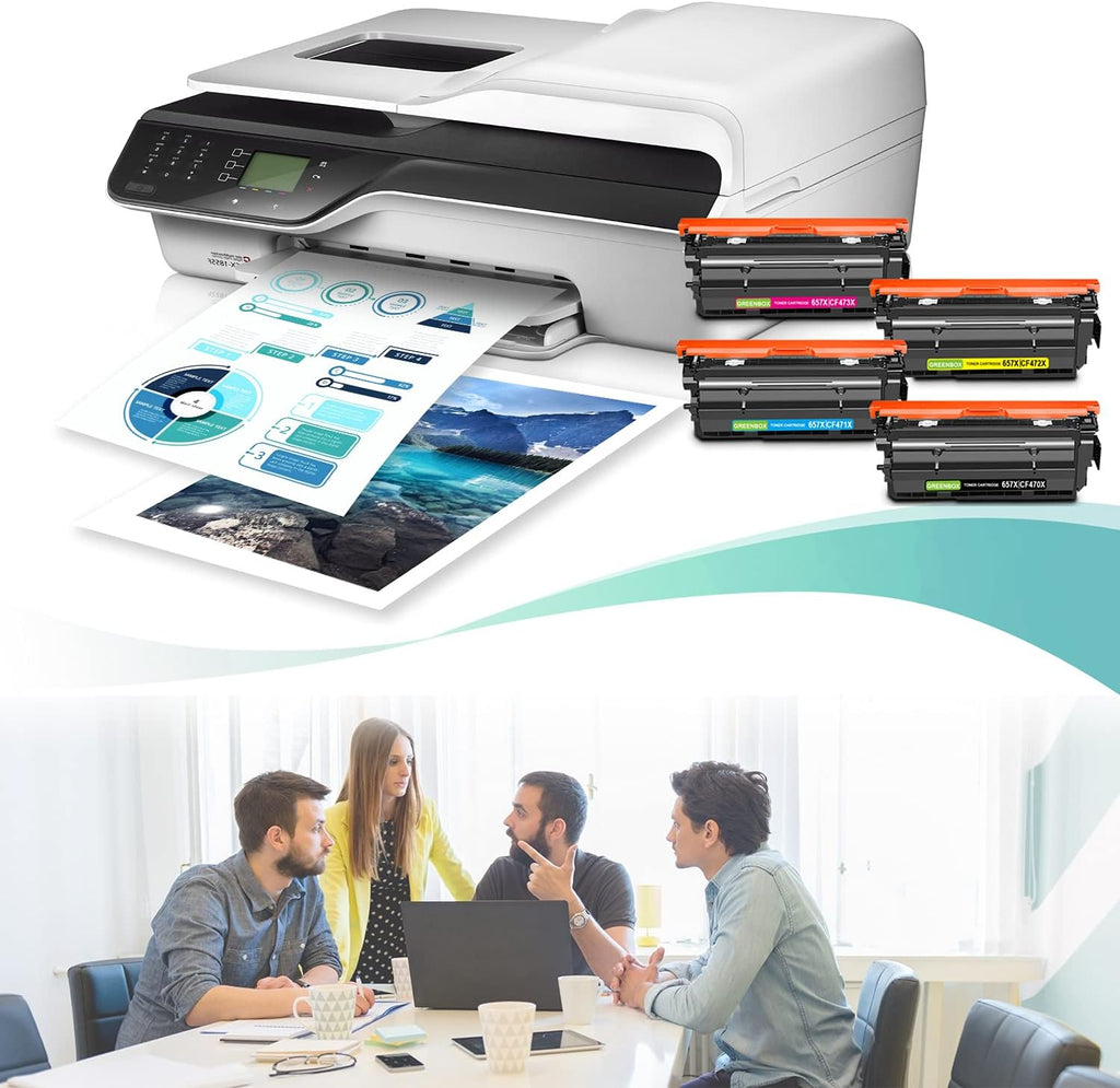 Compatible Toner Cartridge Replacement 4 Pack A414566