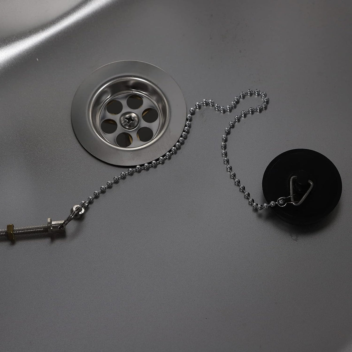 Stainless Steel Single Bowl Basin Sink with Cold Hot Faucet Y831433