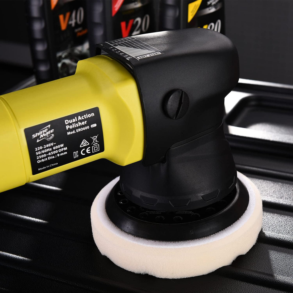 Dual Action Polisher with Foam Pads L4415