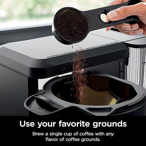 Black Coffee Maker with 4 Brew Styles, 12-Cup Carafe, Permanent Filter N652761