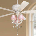 Chandelier Ceiling Fan with Light Kit LED Dimmable I43657