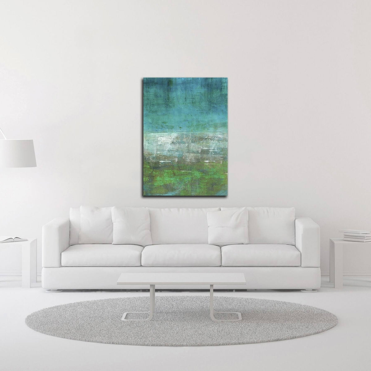 Green Oasis Print on Canvas J83625