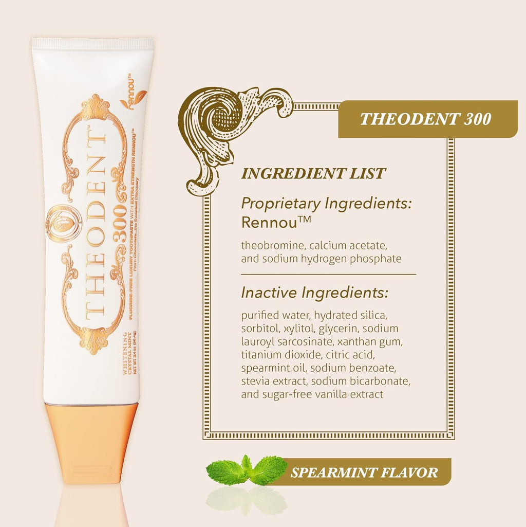 Fluoride-Free Natural Toothpaste, Whitening Crystal Mint 3.4 Ounces M6680