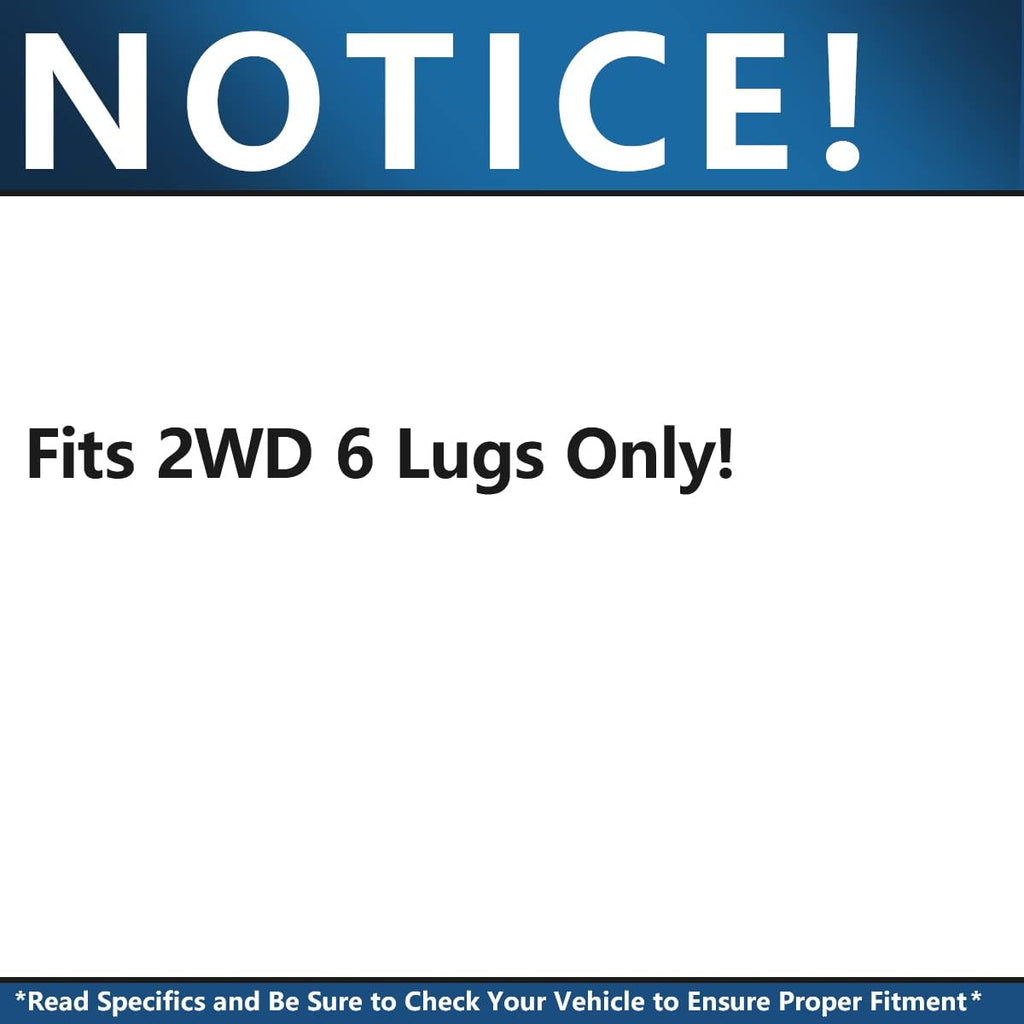 2pc Front Hub Bearing Assemblies Set X37263