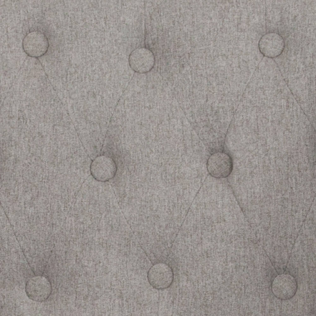 Light Gray Fabric Tufted Counter Height Stool T9005