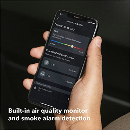 Smart Thermostat with Smart Sensor and Air Quality Monitor W29937
