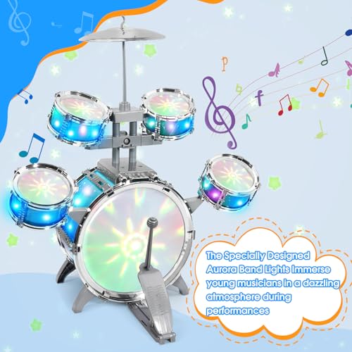 Kids Drum Set with 5 Pcs Drums E928