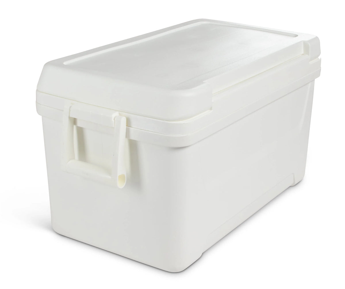 48 QT White Hard Sided Ice Chest Cooler G51885