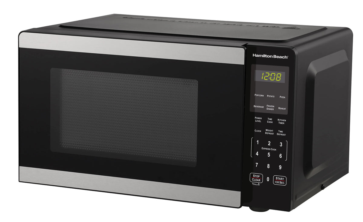 0.9 Cu ft 900 Watts Stainless Steel Countertop Microwave Oven H334807