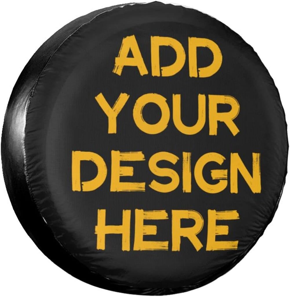 Custom Spare Tire Cover with License Plate Fit for Universal Car Jeep Truck SUV Wheel C481440