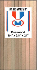Basswood Strips Wood Building Supplies X5547