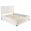 Queen Size Solid Wood Platform Bed Frame with Headboard F766