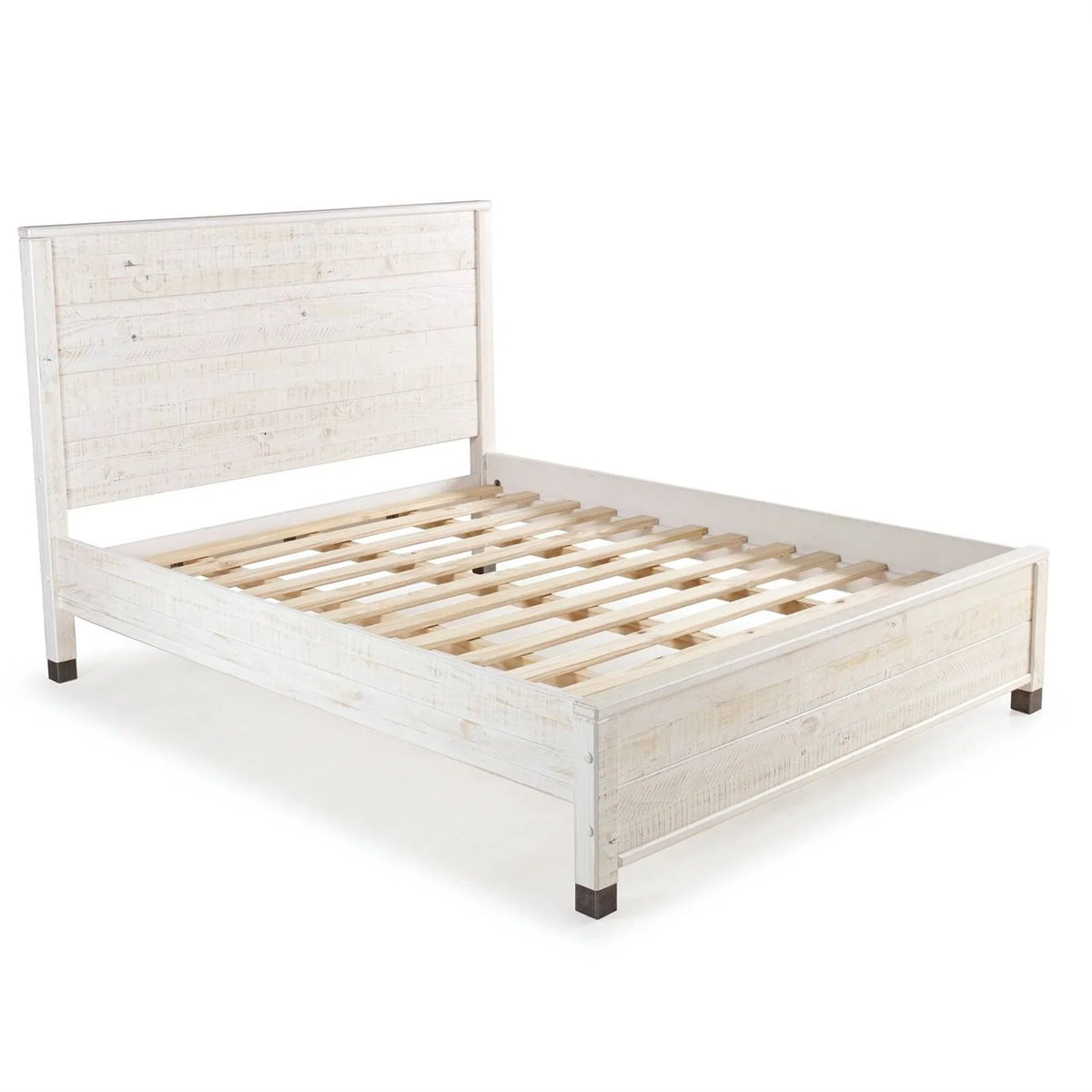 Queen Size Solid Wood Platform Bed Frame with Headboard F766