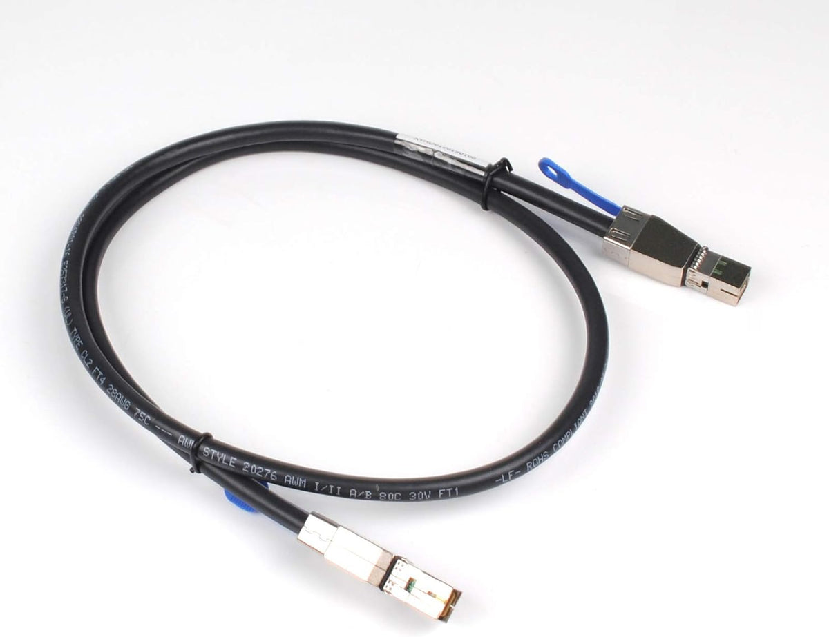 External Mini SAS HD Cable, SFF-8644 to SFF-8644, 1 Meter 3.3ft Pack of 2 F81444