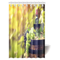 Fabric Bathroom Shower Curtain Set with Hooks, 48 X 72 Inches G70066