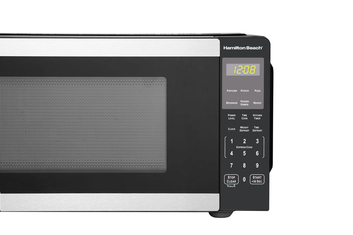 0.9 Cu ft 900 Watts Stainless Steel Countertop Microwave Oven H334807