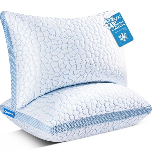 Shredded Memory Foam Cooling Pillows King Size 2 Pack U33144