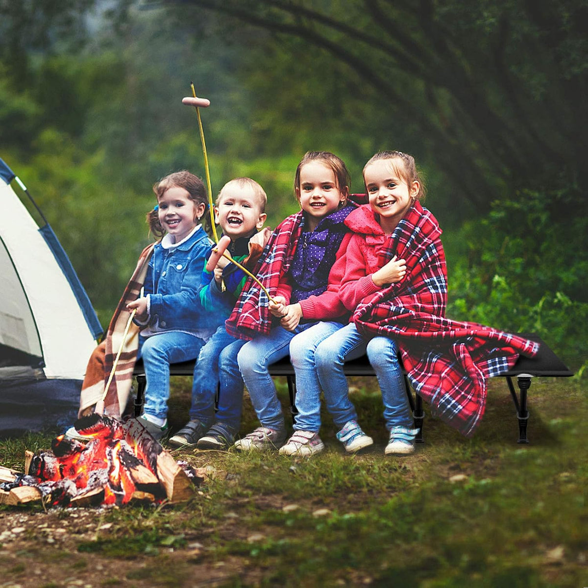 Ultralight Compact Folding Camping Cot Q929667