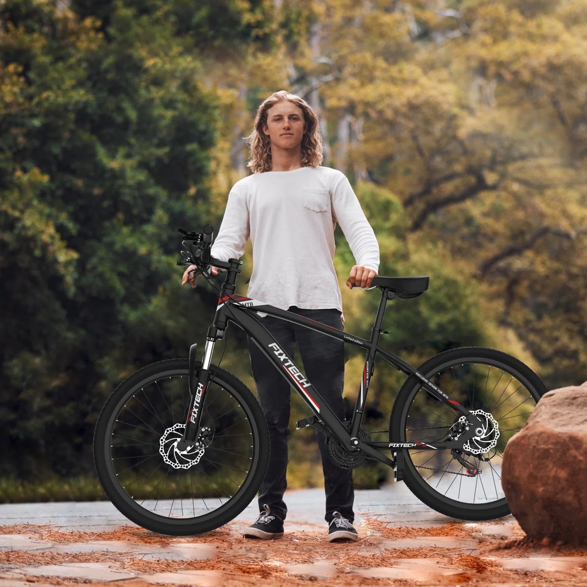 26 inch Mountain Bike 21 Speed Dual Disc Brake Front Suspension M267