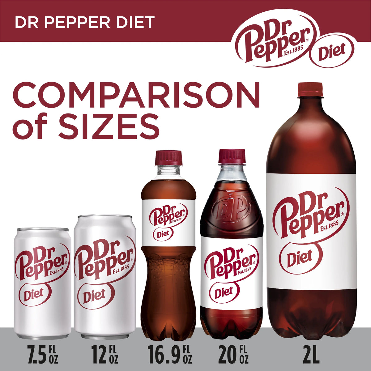 12 Pack Cans Diet Dr Pepper Soda Pop A825