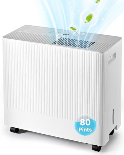 52 Pints Energy Star Dehumidifier with Drain Hose, 0.85 Gal Water Tank M3798