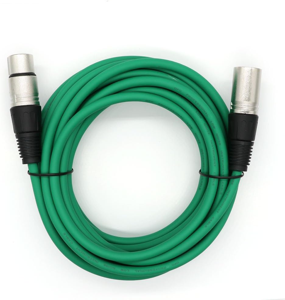 XLR 3 Pin Male to Female Audio Cable 5 Pack P267