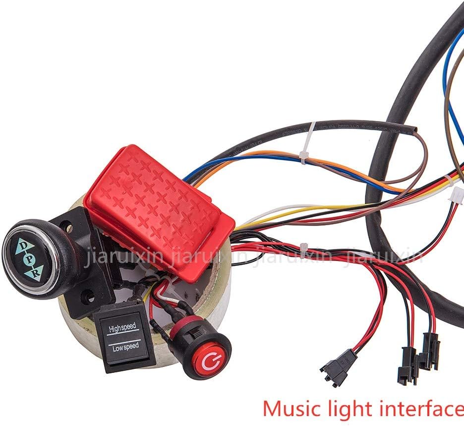 12V DIY Modified Wires Remote Control Circuit Board Wires Switch Gearbox with Motors Electric Ride On Car Accessories Pack of 2 N729