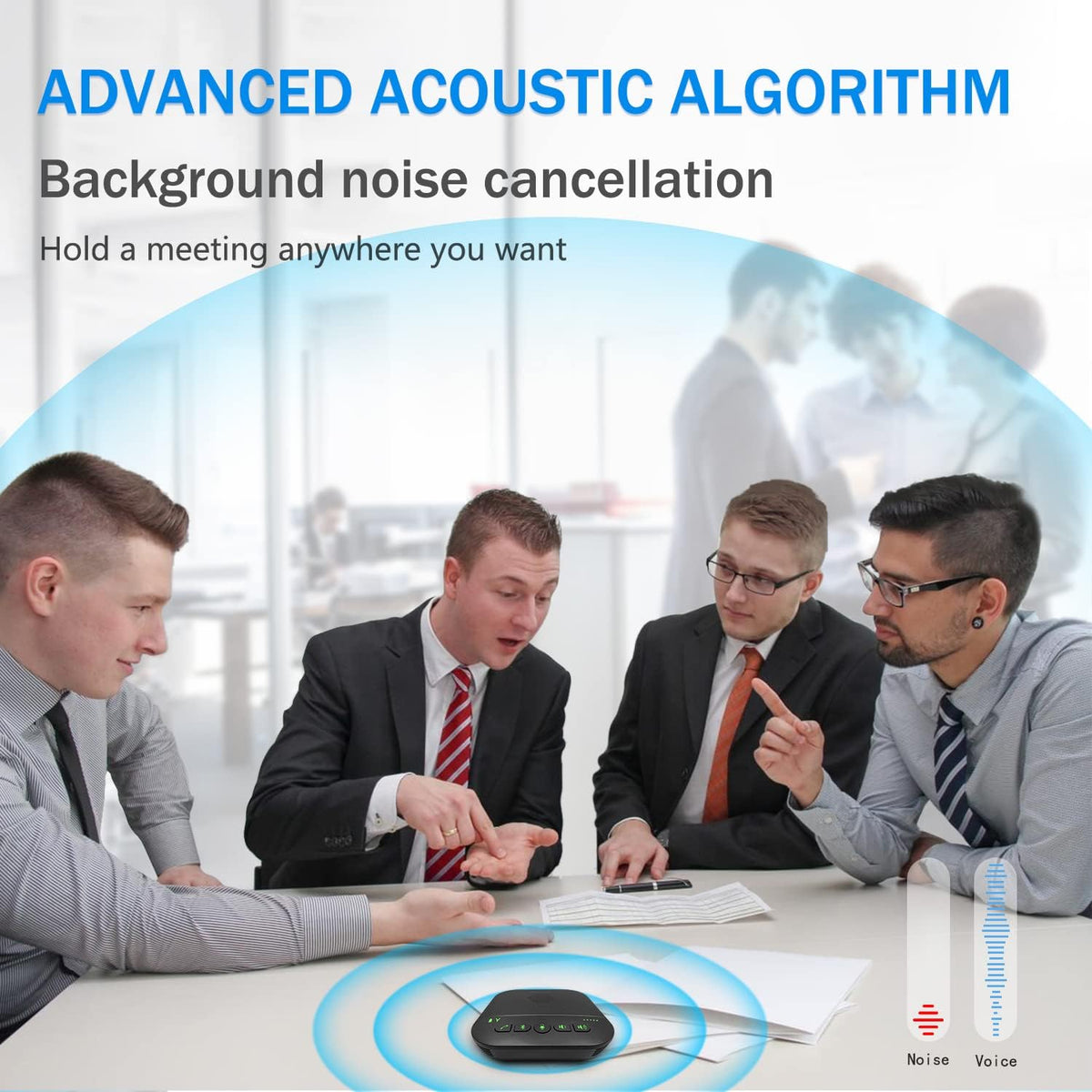 Bluetooth Speakerphone with 4 Microphones G683