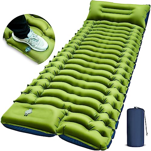 Ultralight Inflatable Camping Sleeping Pad with Pillow P765