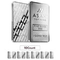 1 oz .999 Fine Silver Bar N7241