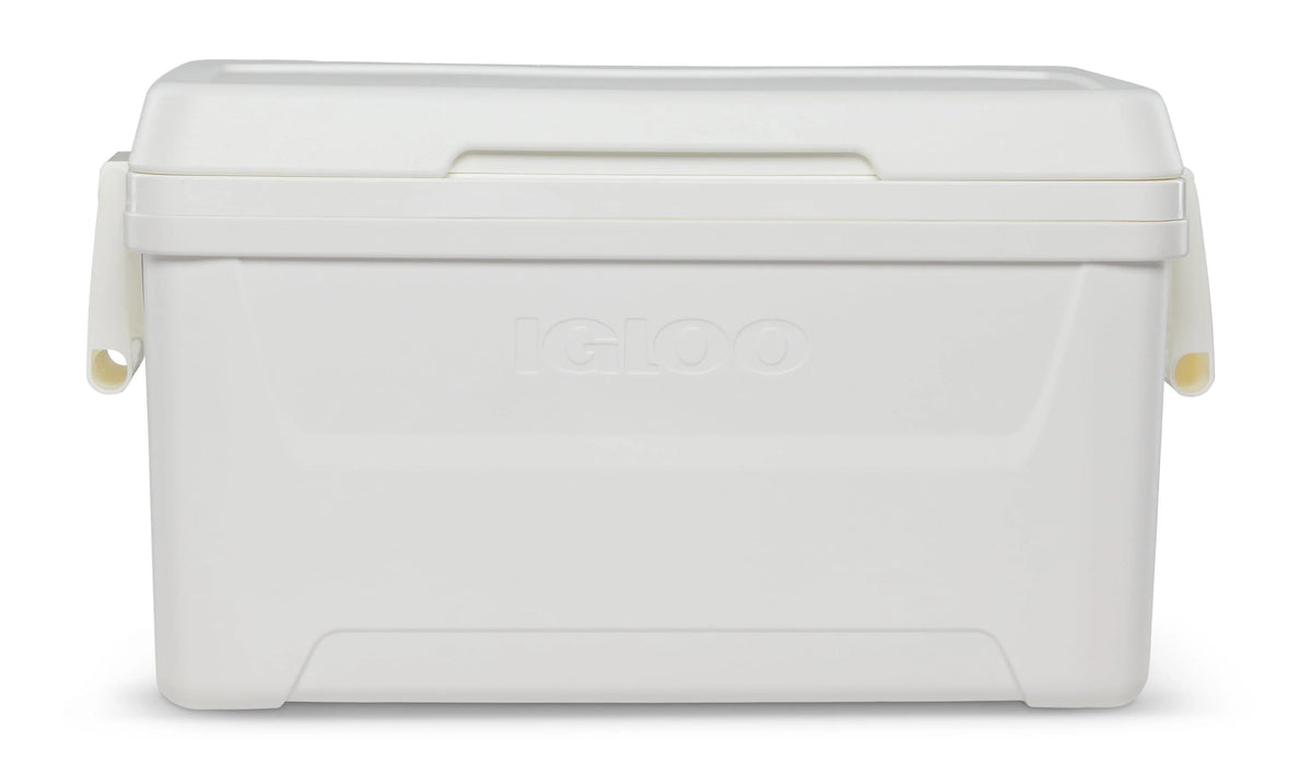 48 QT White Hard Sided Ice Chest Cooler G51885