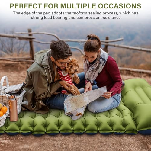 Ultralight Inflatable Camping Sleeping Pad with Pillow P765