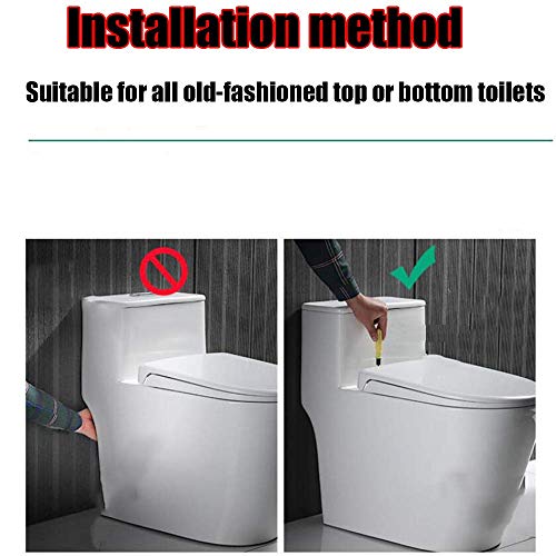 White Square Soft Close Toilet Seat with Quick Release Hinges E314109