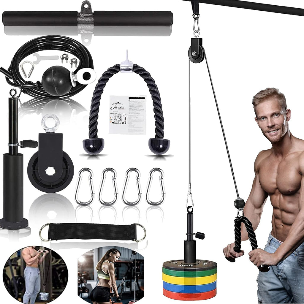 Weight Cable Pulley System Home Gym Equipment T12760