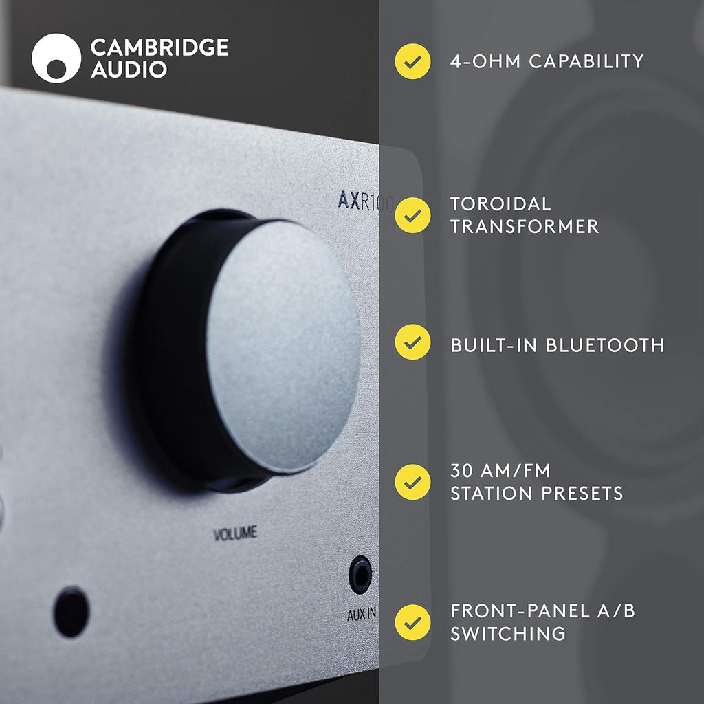 100-Watt Stereo Receiver with Bluetooth E56036