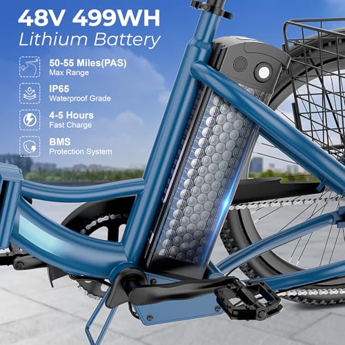 24" 499Wh Folding 3 Wheel Electric Tricycle Y176