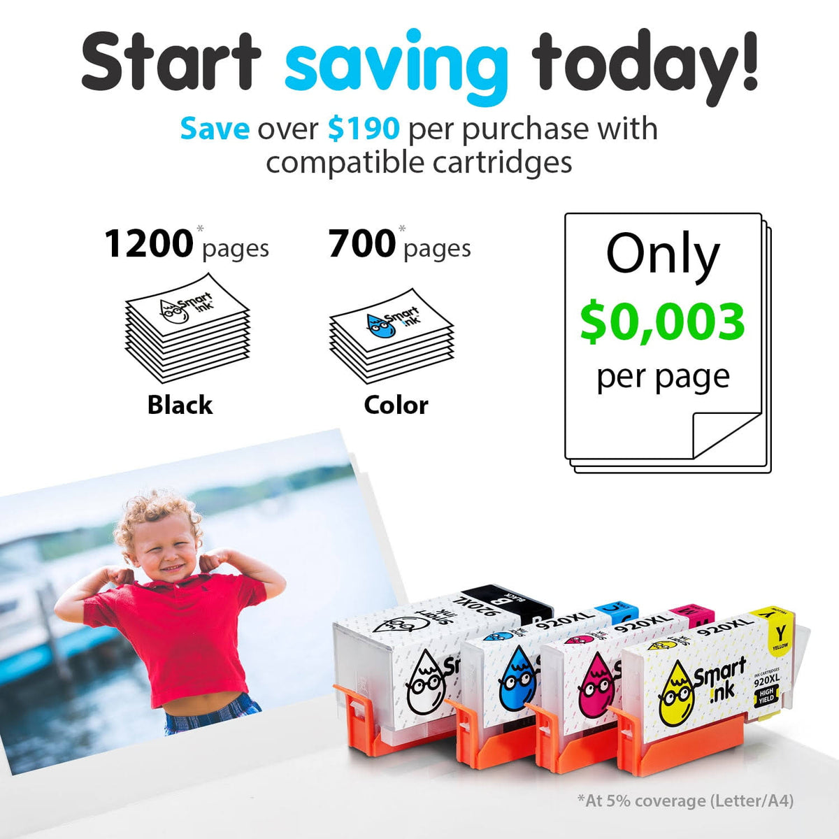 Compatible Ink Cartridge Replacement 8 Pack Combo G1771