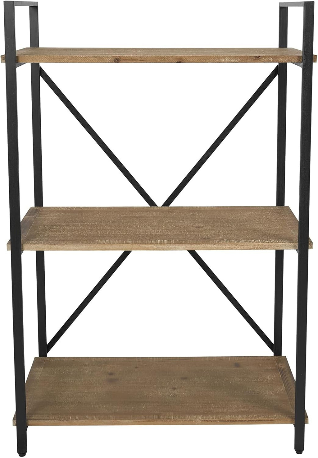 Solid Wood 3 Tier Bookshelf Storage Rack O683