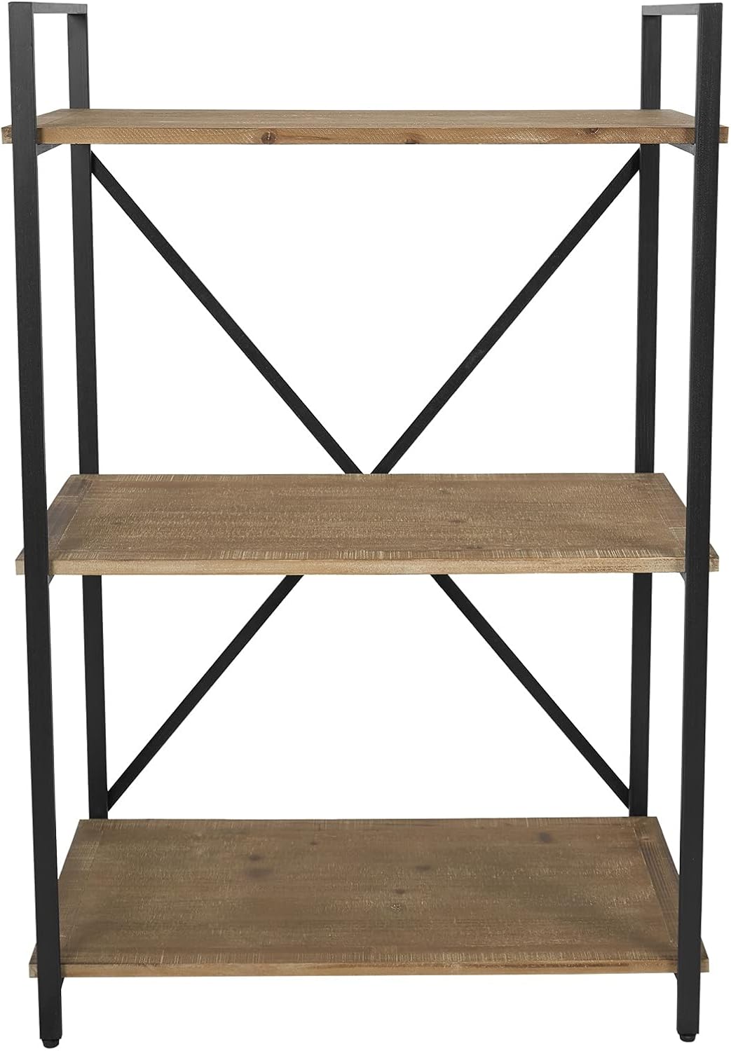 Solid Wood 3 Tier Bookshelf Storage Rack O683
