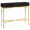 Cappuccino Rectangle Console Table with Drawers F497