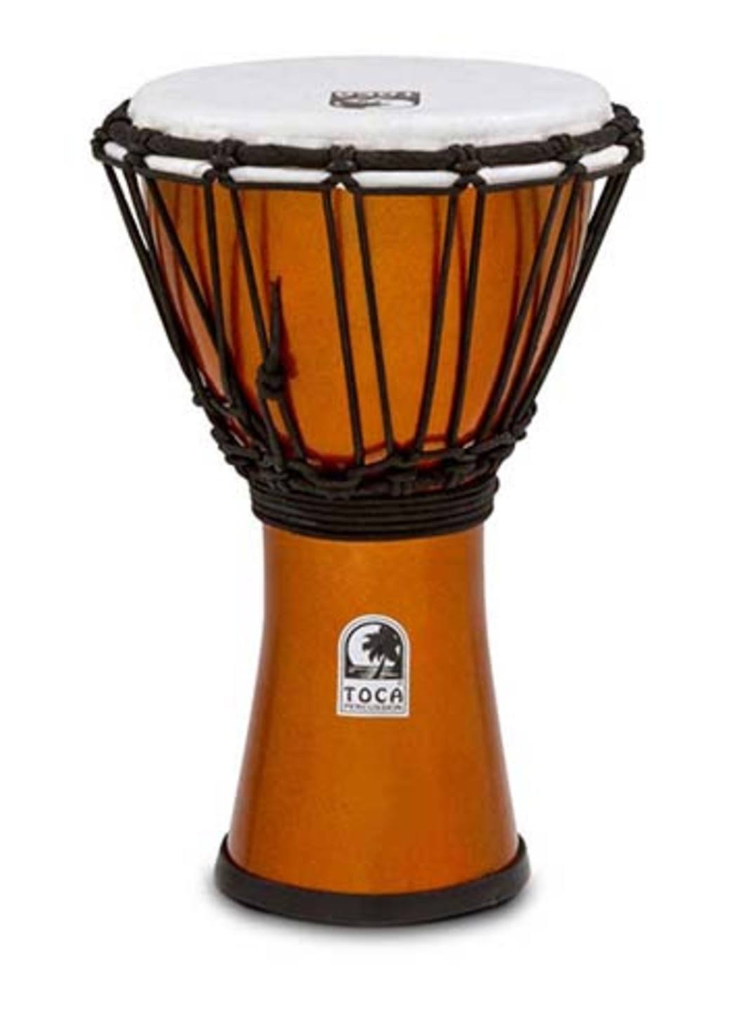 Metallic Orange Djembe Z898