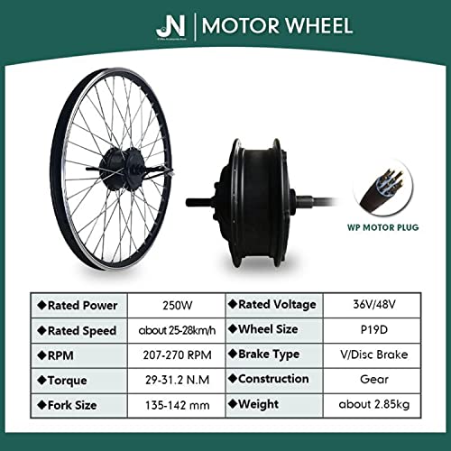 Electric Bike Conversion Kit Rear Wheel with LCD Display U578