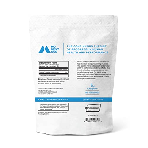 Creatine Monohydrate Powder, 5g Per Serving (90 Servings) P4379