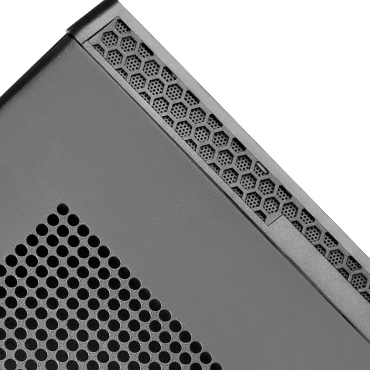 Black Ultra Compact Mini-ITX Computer Case with Mesh Front Panel B45239