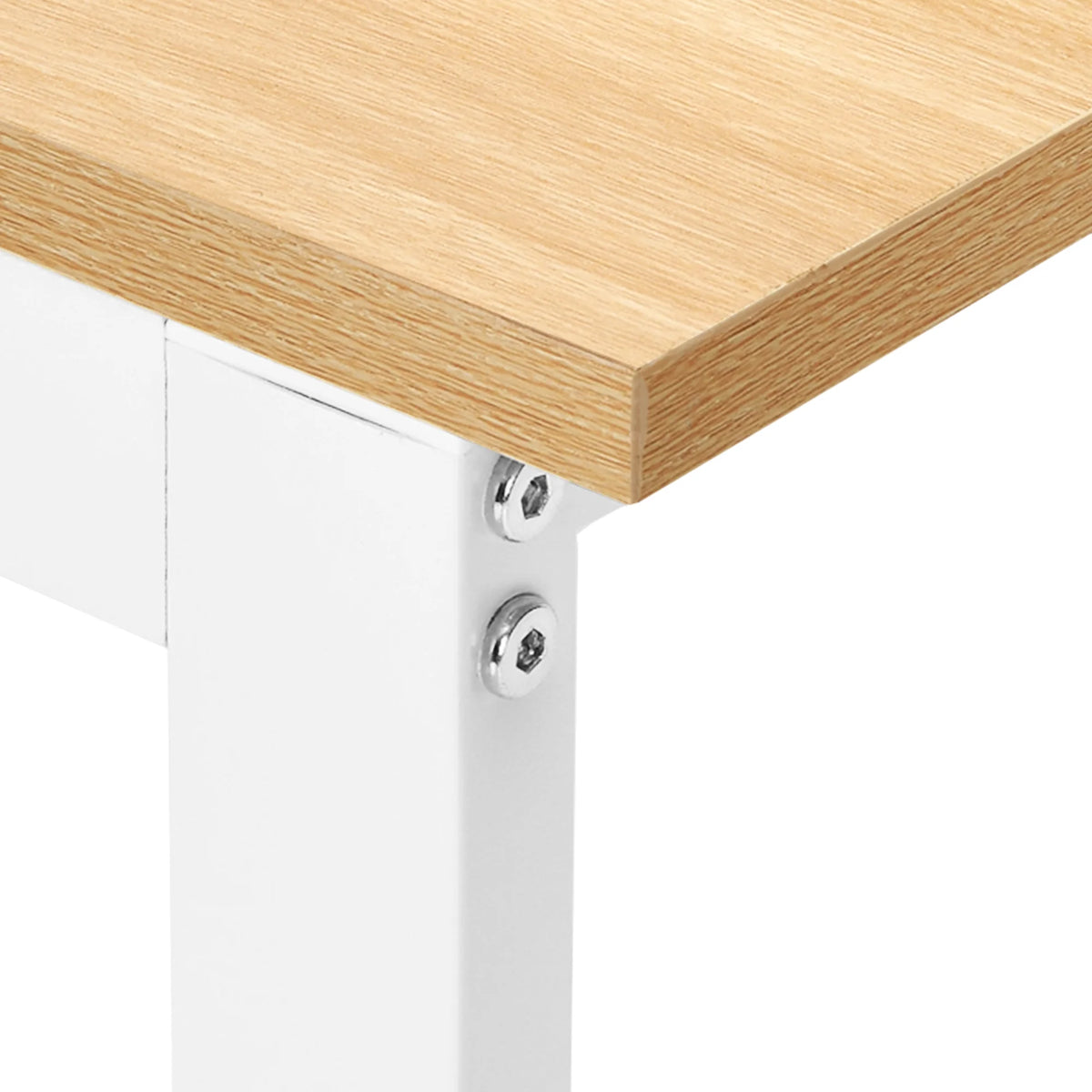47 inch Computer Desk with Storage Drawers & LED Light, Monitor Stand & Power Outlets G143430