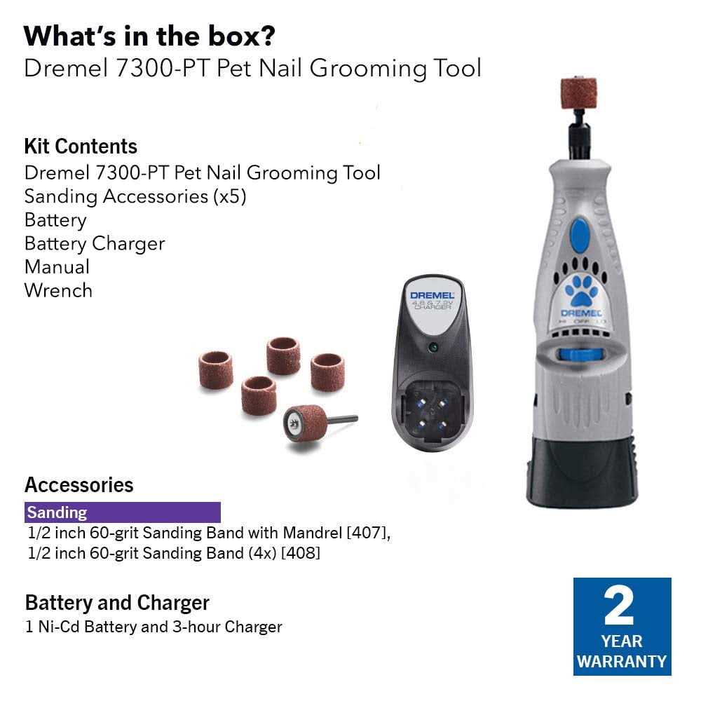 Cordless Pet Nail Grooming Tool E6713